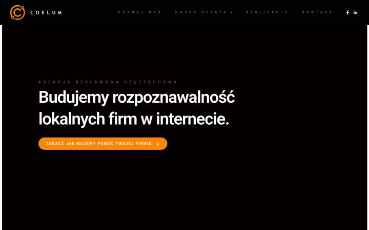 Screenshot of coelum.pl