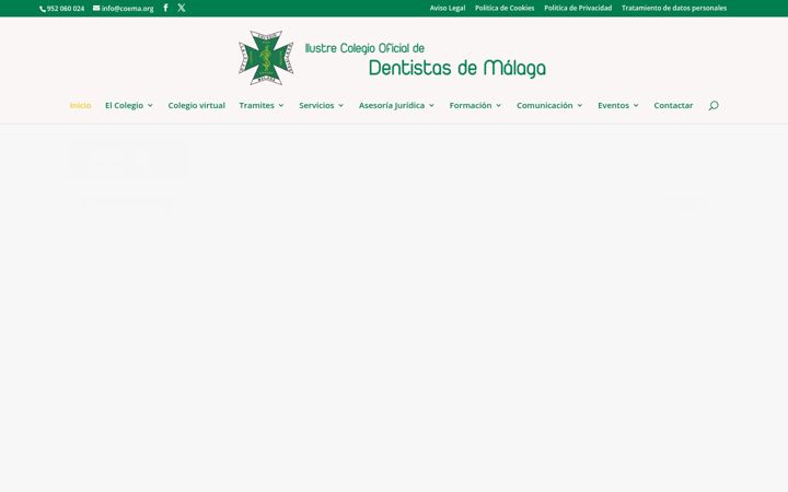 Screenshot of coema.org