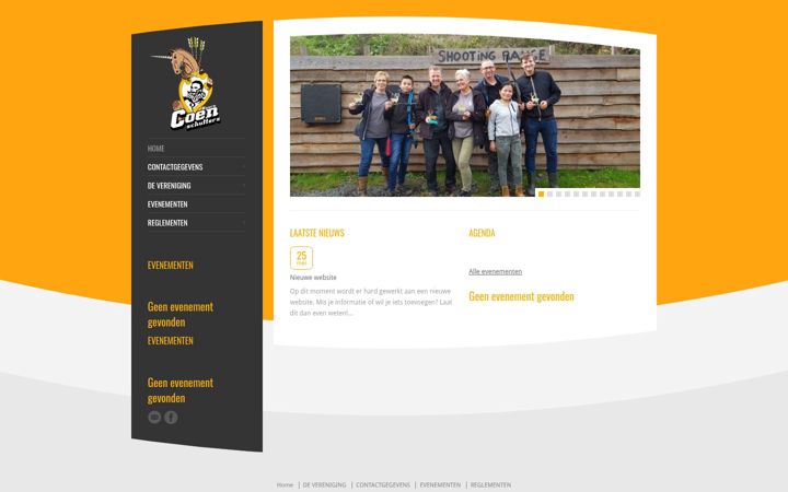 Screenshot of coenschutters.nl