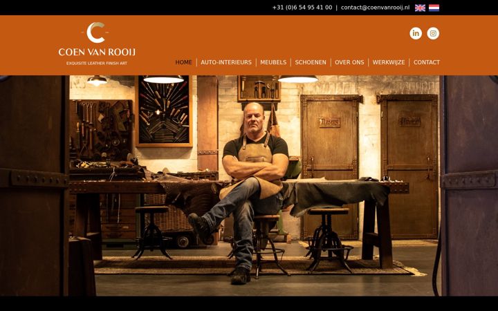 Screenshot of coenvanrooij.nl