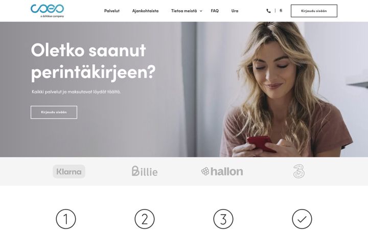 Screenshot of coeo.fi