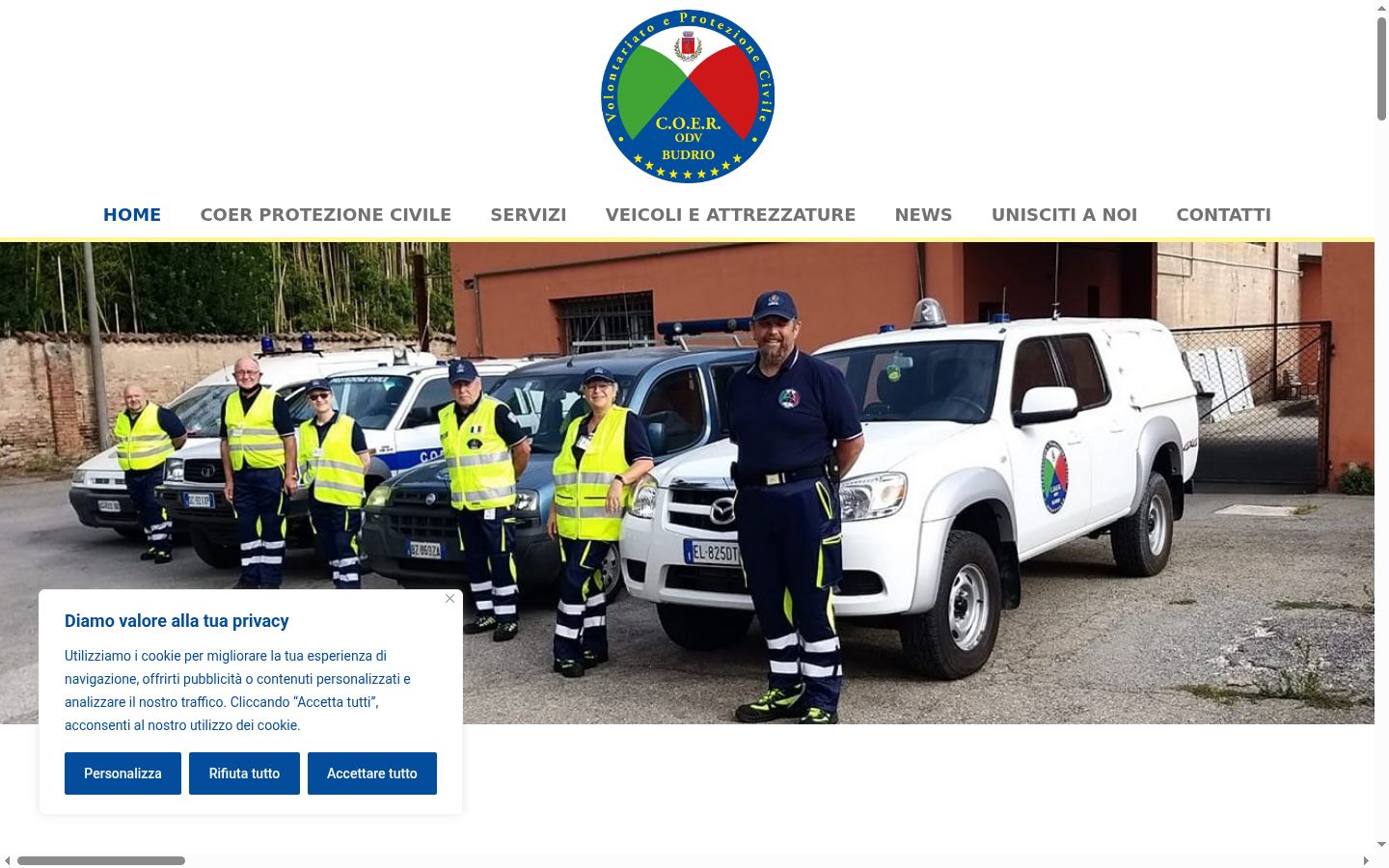 Screenshot tal-banner tal-kunsens muri qabel kwalunkwe interazzjoni