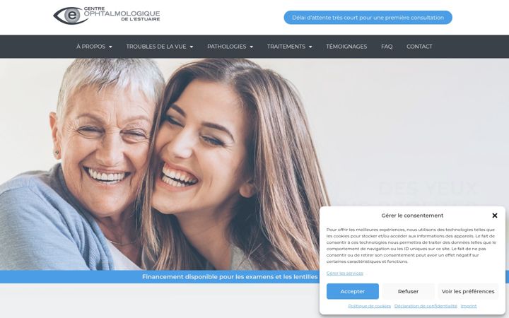 Screenshot of coestuaire.com