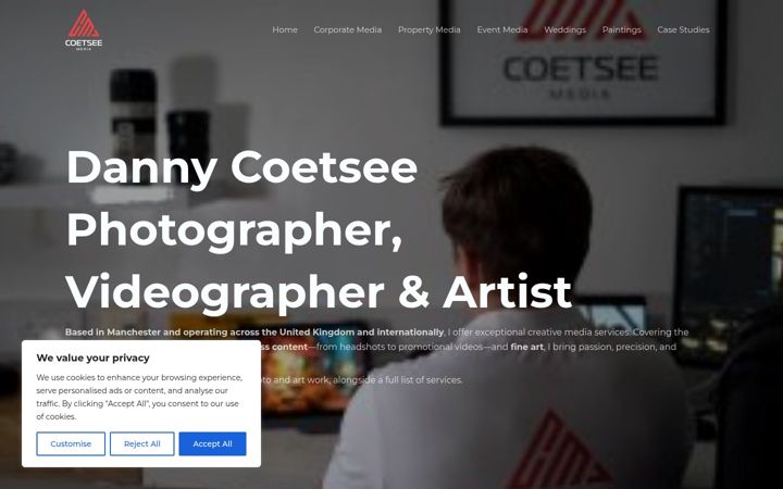Screenshot of coetseemedia.com