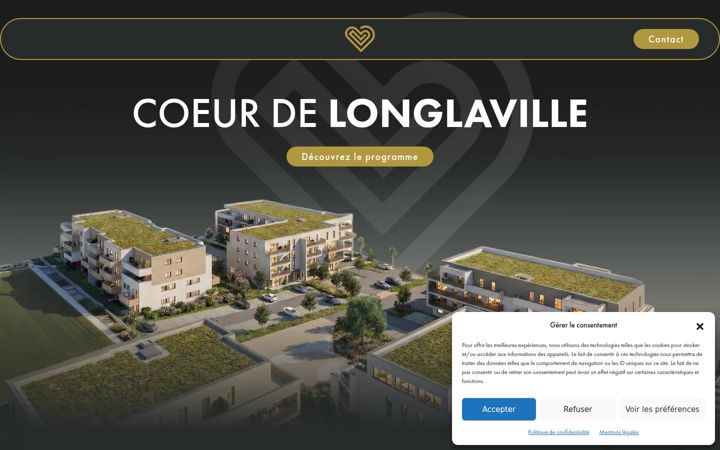 Skærmbillede af coeur-de-longlaville.fr