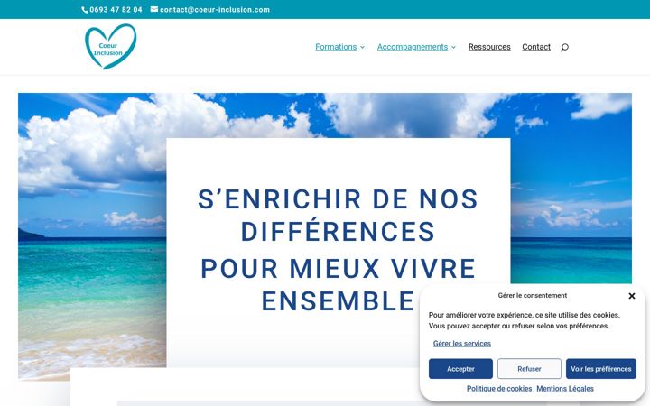 Screenshot of coeur-inclusion.com