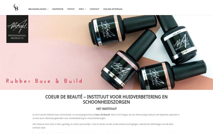Screenshot of coeurdebeaute.be