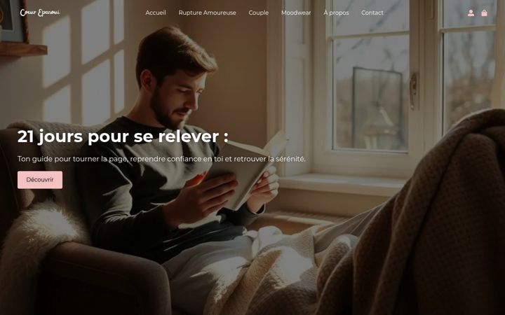 Screenshot of coeurepanoui.com