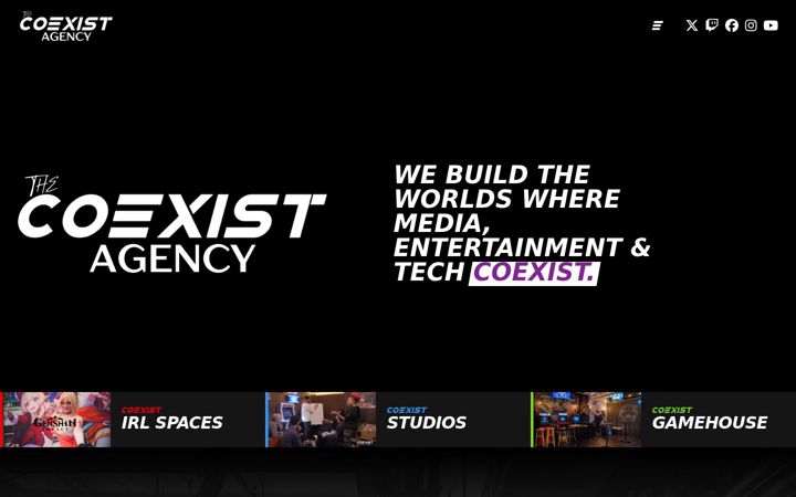 Screenshot of coexistgaming.com