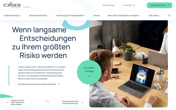 Screenshot of coface.at