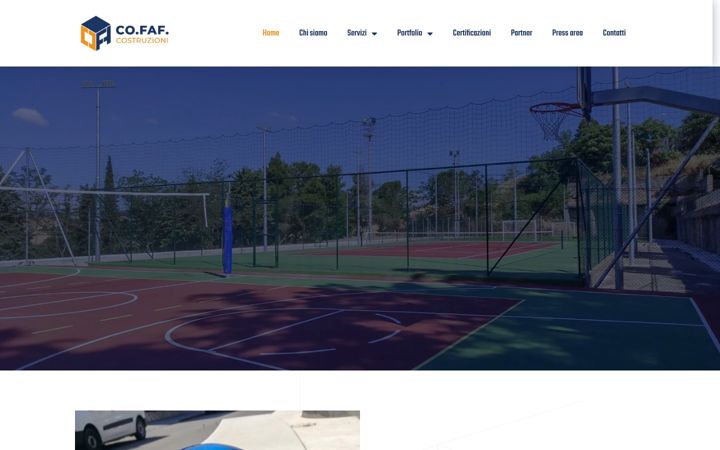 Screenshot of cofafcostruzioni.it