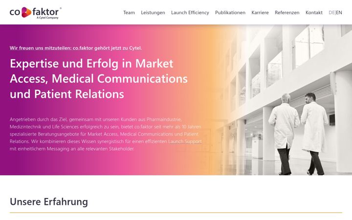 Screenshot of cofaktor.de