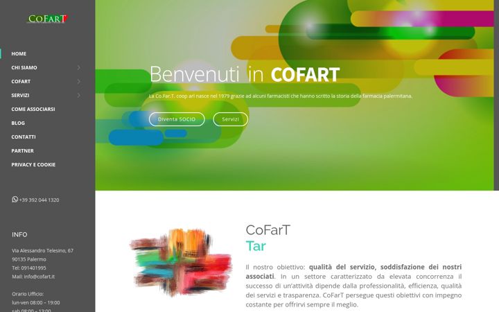 Screenshot of cofart.it