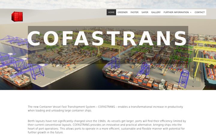 Screenshot of cofastrans.com