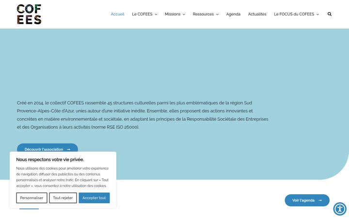 Screenshot of cofees.fr