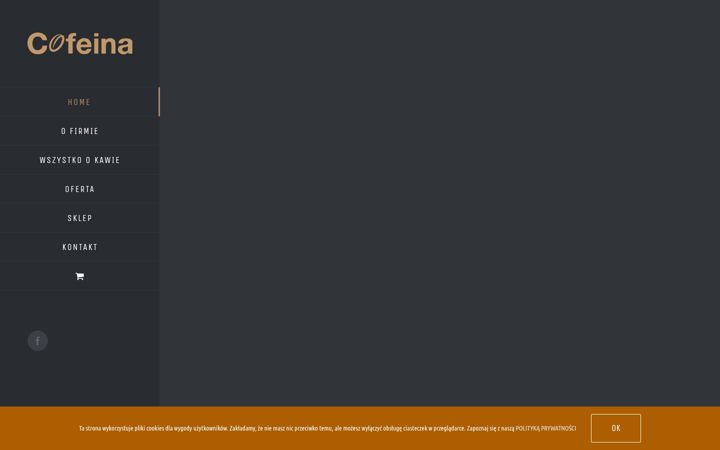 Screenshot of cofeina.eu