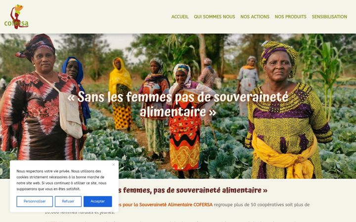 Screenshot of cofersa.org