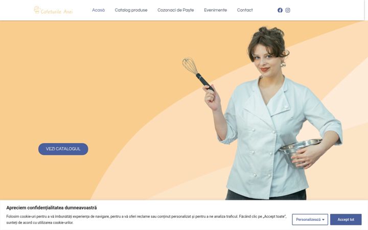 Screenshot van cofeturileanei.ro