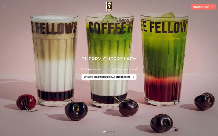 Screenshot of coffee-fellows.com