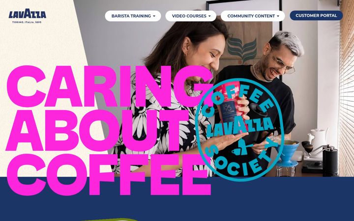 Screenshot of coffee-society.co.uk