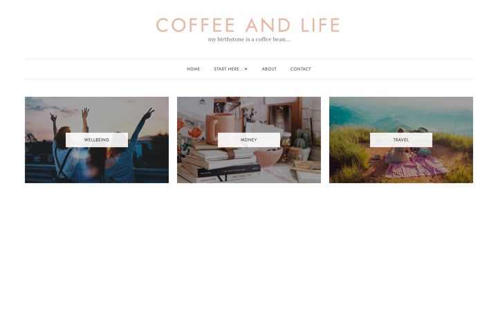 Screenshot of coffeeandlife.co.uk