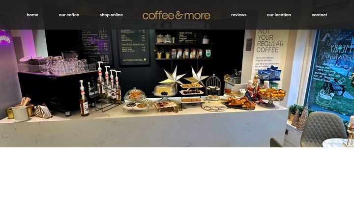 Screenshot of coffeeandmorebromley.co.uk