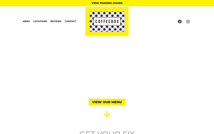 Screenshot van coffeeboxsa.co.za
