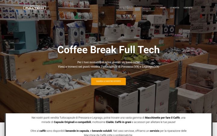 Snímek obrazovky coffeebreakfulltech.it