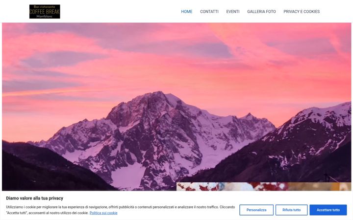 Screenshot of coffeebreakmontblanc.it