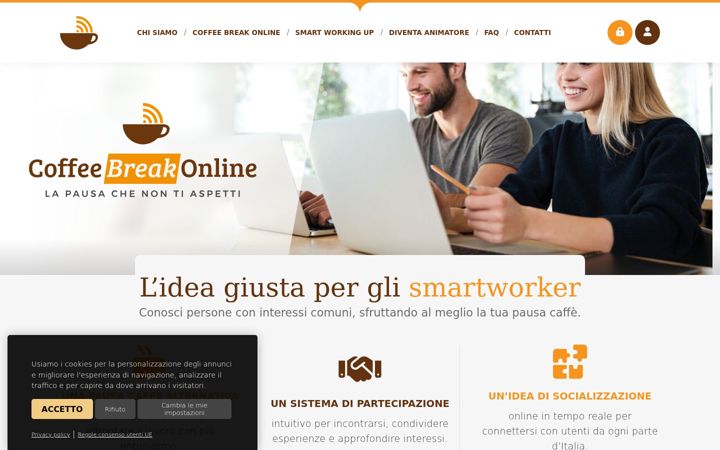 Screenshot of coffeebreakonline.it