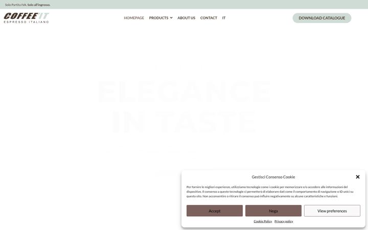 Screenshot of coffeeit.com