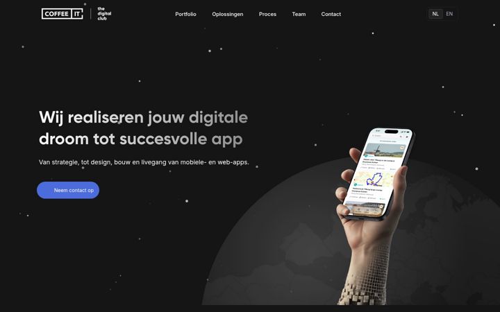 Posnetek zaslona coffeeit.nl