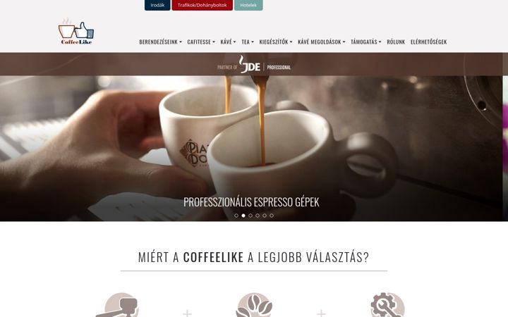 Képernyőkép: coffeelike.hu