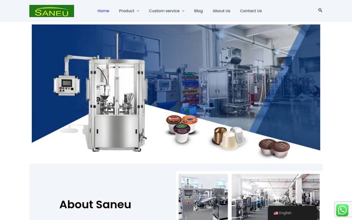 Screenshot of coffeemachinekz.com