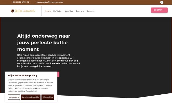 Screenshot of coffeemoments.be