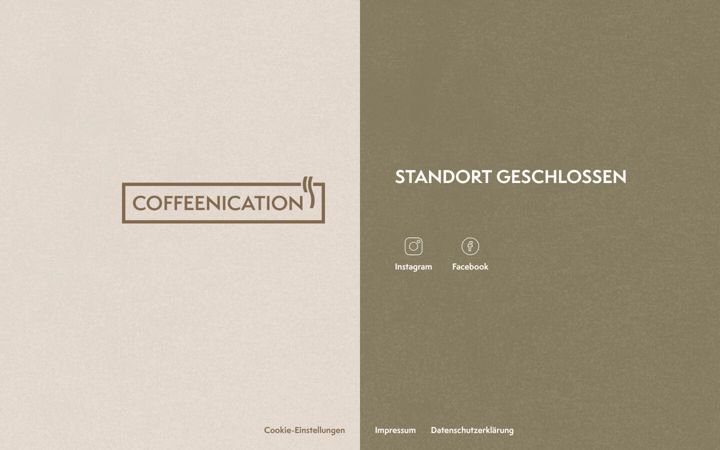 Screenshot of coffeenication.de