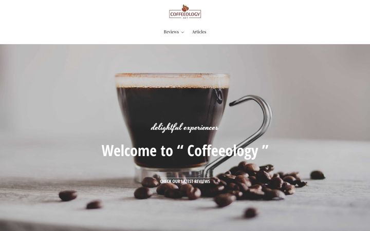 Screenshot of coffeeology.net