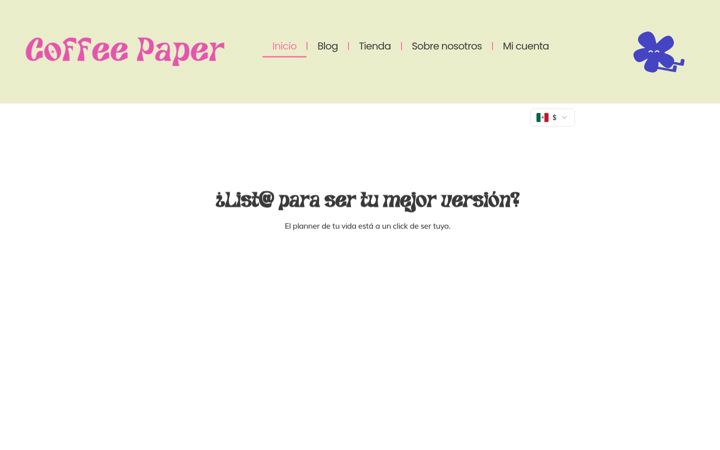 Capture d'écran de coffeepaper.co