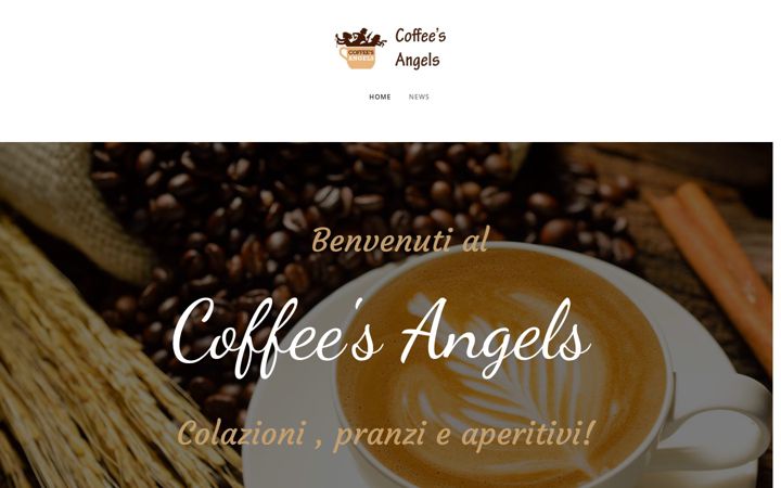 Screenshot of coffeesangels.it