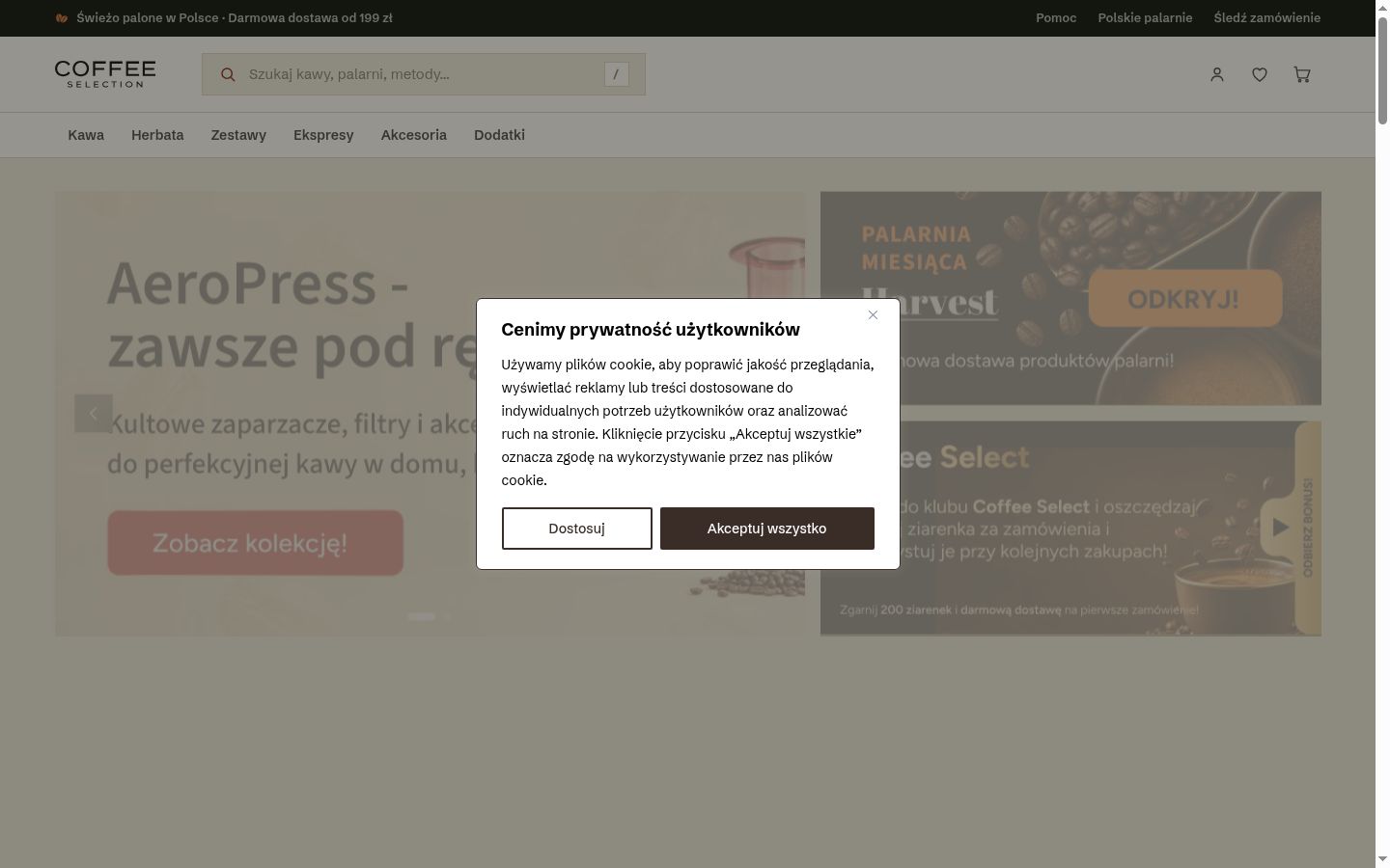 Sutikimo reklamjuostės, rodytos prieš bet kokią sąveiką, ekrano kopija