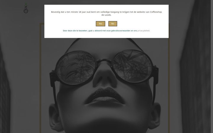 Screenshot of coffeeshopdeloods.com