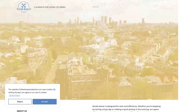 Screenshot of coffeeshopeerstekamer.com
