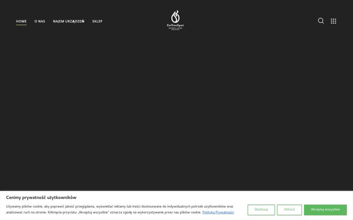 Snímek obrazovky coffeespot.com.pl