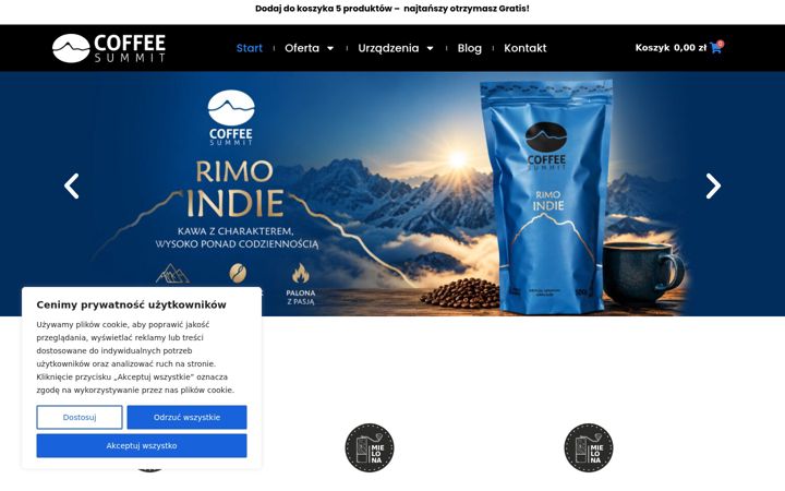 Snímek obrazovky coffeesummit.pl