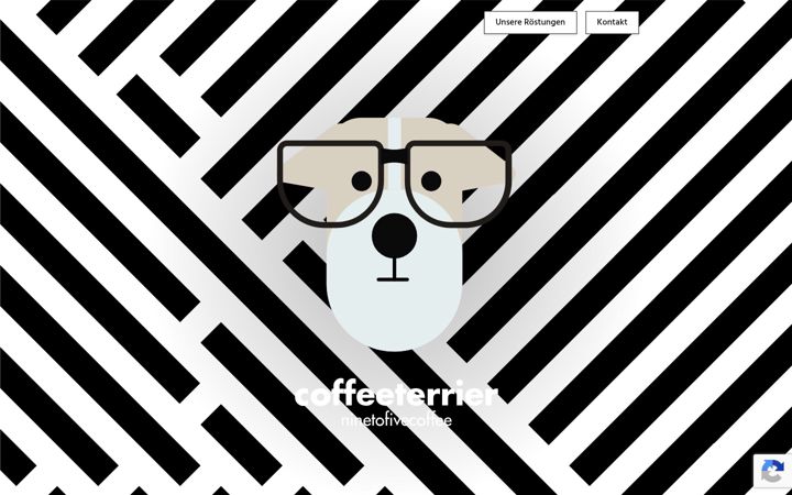 Screenshot of coffeeterrier.com