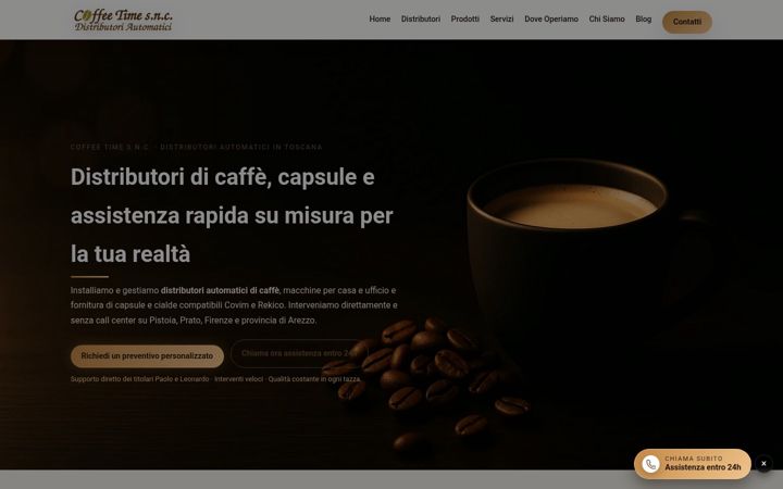 Screenshot di coffeetimesnc.it