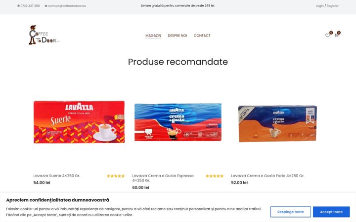 Screenshot of coffeetodoor.eu