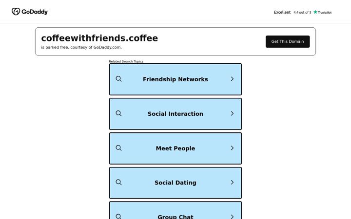 Screenshot of coffeewithfriends.coffee