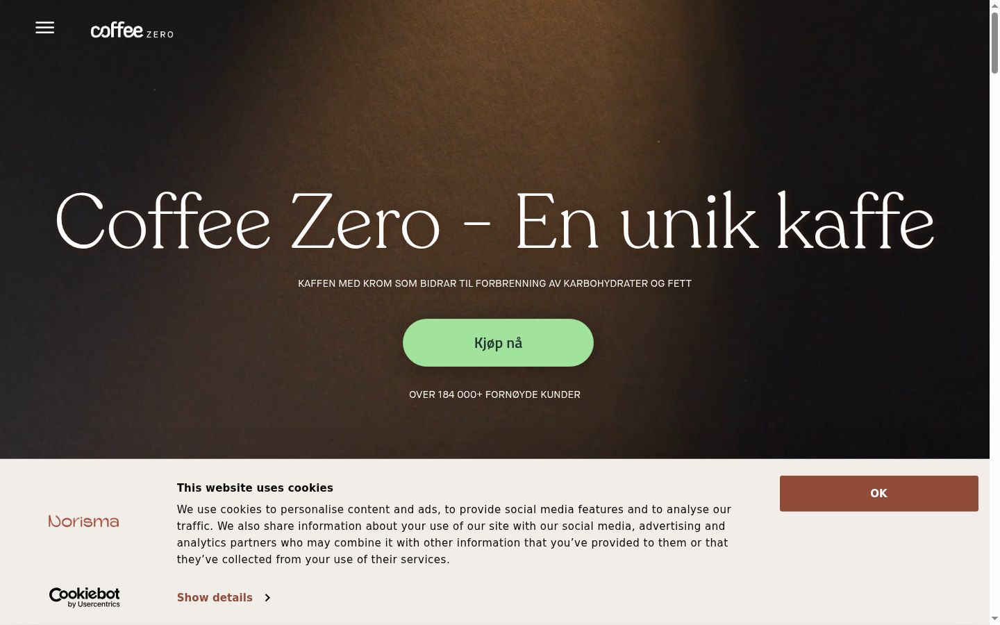 Capture d'écran de la bannière de consentement affichée avant toute interaction