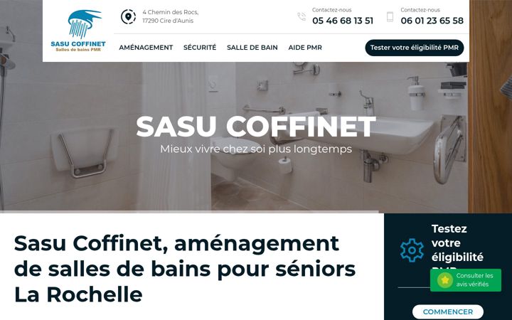 Screenshot of coffinet-plomberie.fr